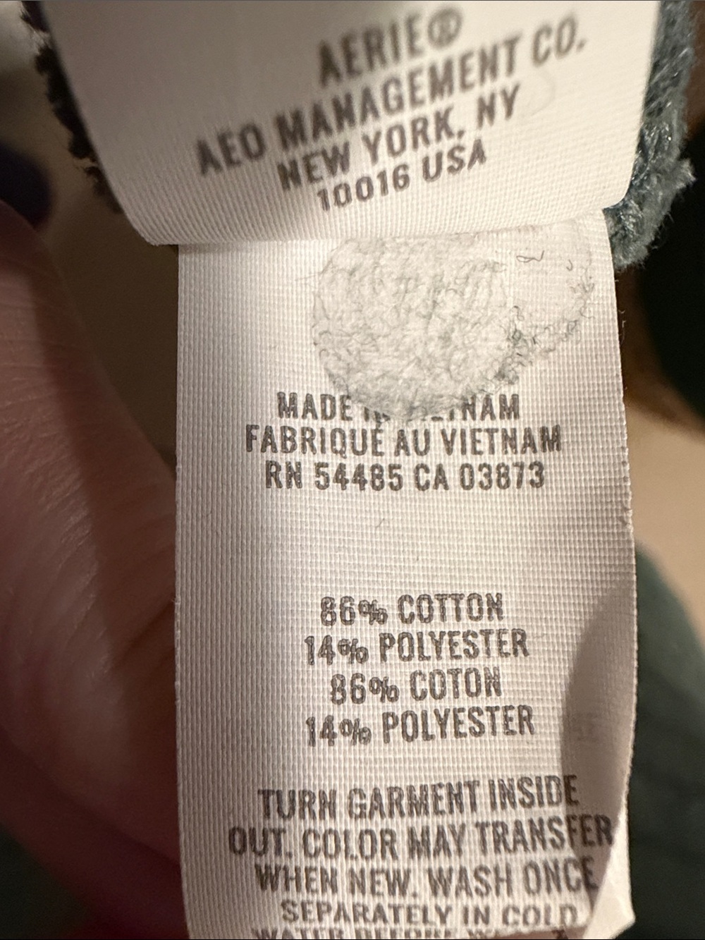 aerie Washed Sage Green Crewneck Sweater Oversized - Picture 6 of 6